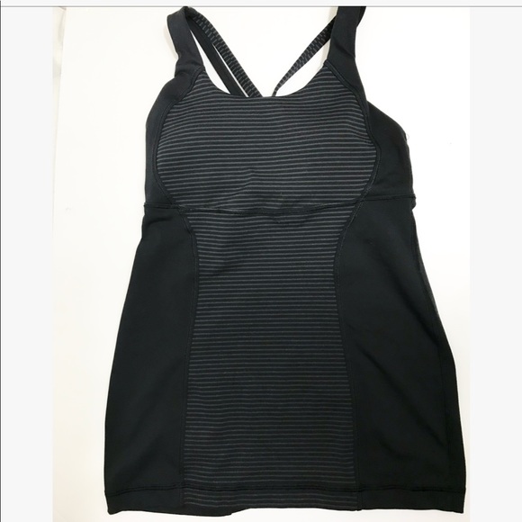 lululemon athletica Tops - Lululemon black strapped work out top